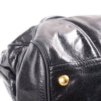 Prada Vitello Shine Handbag 2-Way Shoulder Leather Black — view 5
