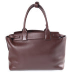 Celine Conti Leather Handbag Gold Brown — view 2