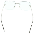 Chanel Sunglasses Square Shape Silver 54 Eyewear — view 2