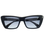 Chanel Butterfly Shape Sunglasses Chain Black Gold 54 Eyewear