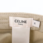 Celine Logo Embroidery Baseball Cap Beige Hat — view 7