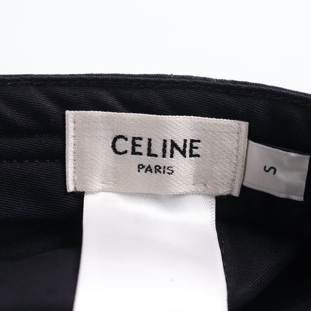 Celine C Logo Baseball Cap Black Hat — view 7