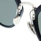 Prada Boston Sunglasses Temple Logo Eyewear Black — view 5