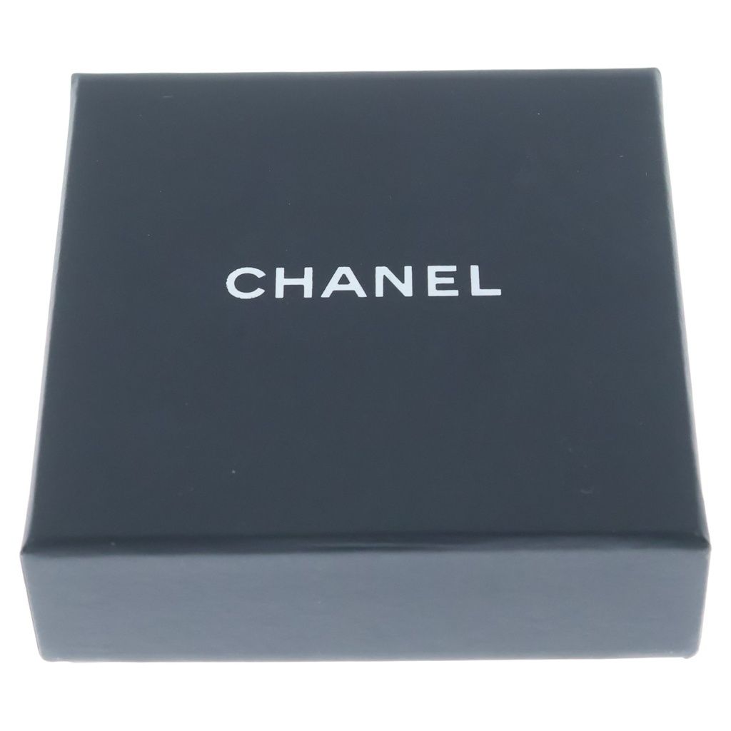 Chanel CC Logo Brooch Pin Badge Rhinestone Pink Gold 05P — view 6
