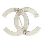 Chanel CC Logo Brooch Pin Badge Rhinestone Pink Gold 05P — view 2