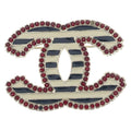 Chanel CC Logo Brooch Pin Badge Multicolor 03A