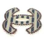 Chanel CC Logo Brooch Pin Badge Multicolor 03A — view 4