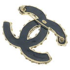 Chanel CC Logo Brooch Pin Badge Gold — view 5