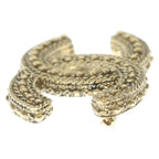 Chanel CC Logo Brooch Pin Badge Gold — view 3