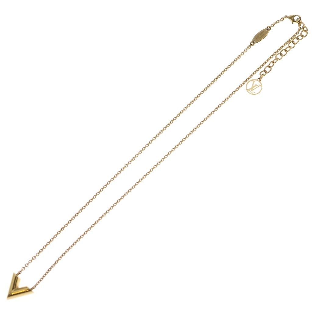 Louis Vuitton Essential V Necklace Gold — view 2