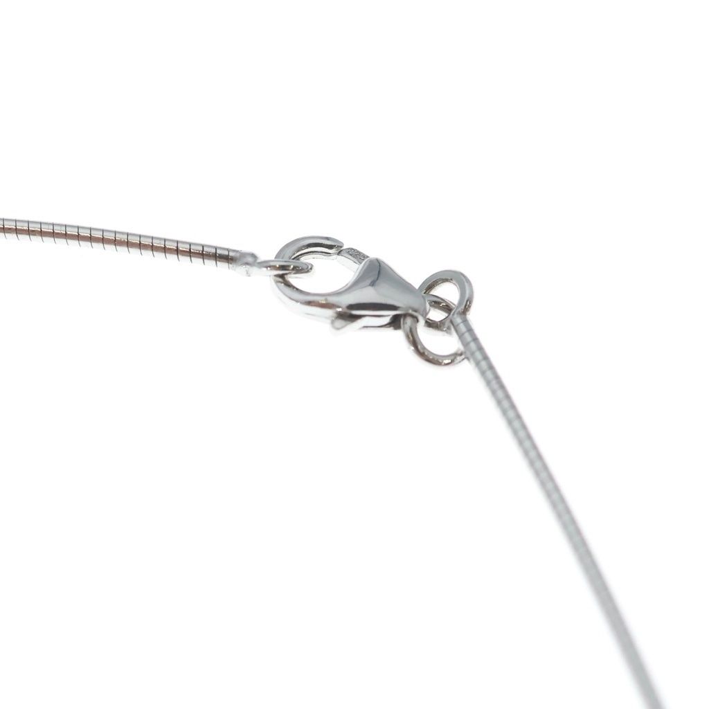 Hermes Cage D'h Cube Necklace Metal Silver Flack — view 4