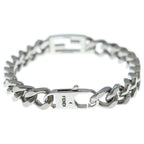 Fendi Baguette Chain Bracelet Silver — view 2