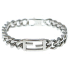 Fendi Baguette Chain Bracelet Silver