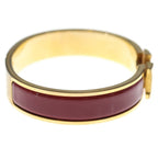 Hermes Clic H Clac PM Bangle Bracelet Gold Red — view 3