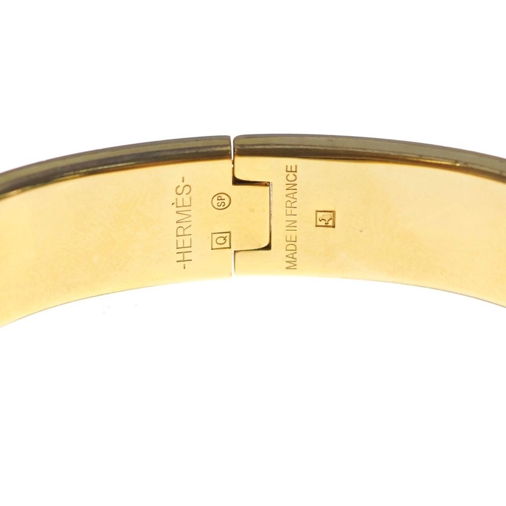 Hermes Clic H Clac PM Bangle Bracelet Gold Red — view 5