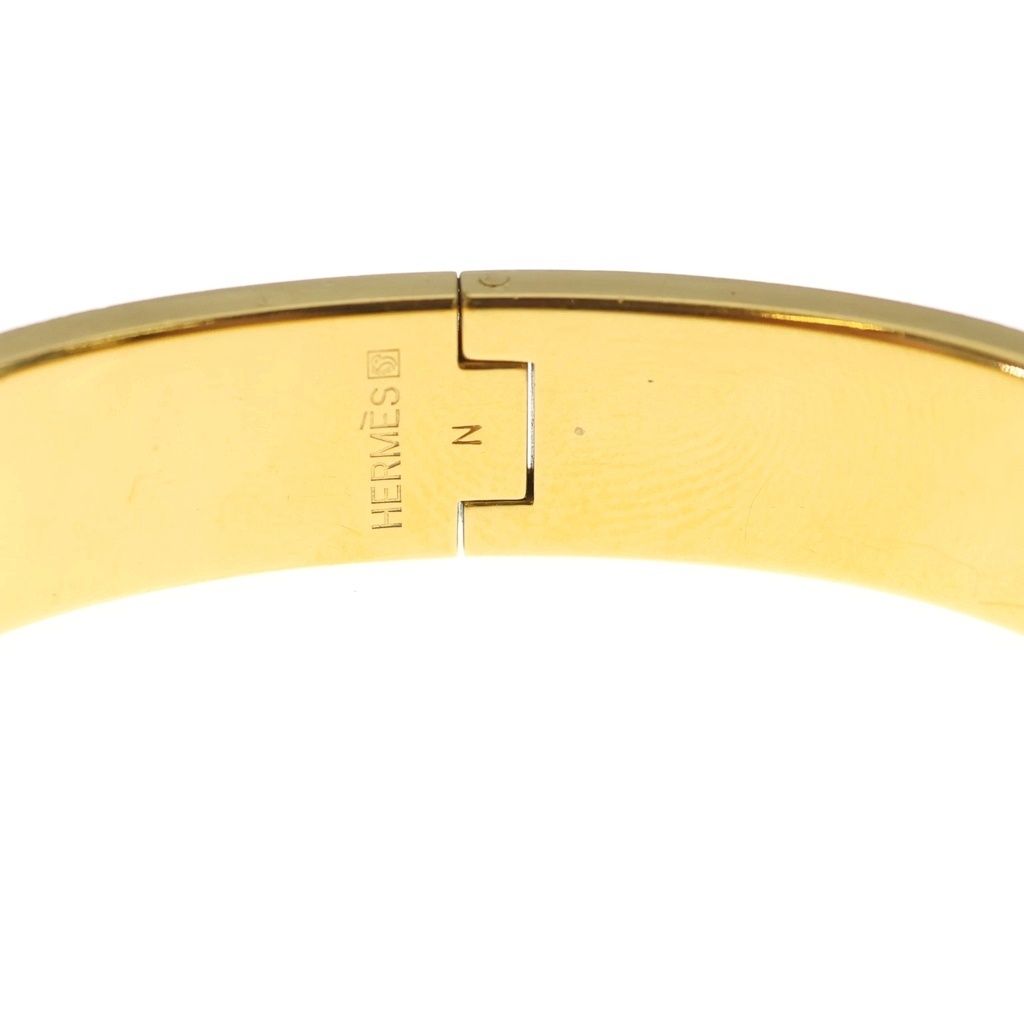 Hermes Clic H Clac PM Bangle Bracelet Gold Black — view 5