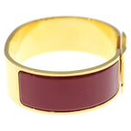 Hermes Clic H Clac GM Bangle Bracelet Gold Red — view 3