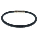 Louis Vuitton Damier Bracelet Keep It Black Silver — view 2