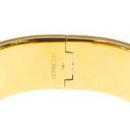 Hermes Clic H Clac GM Bangle Bracelet Gold Blue — view 5