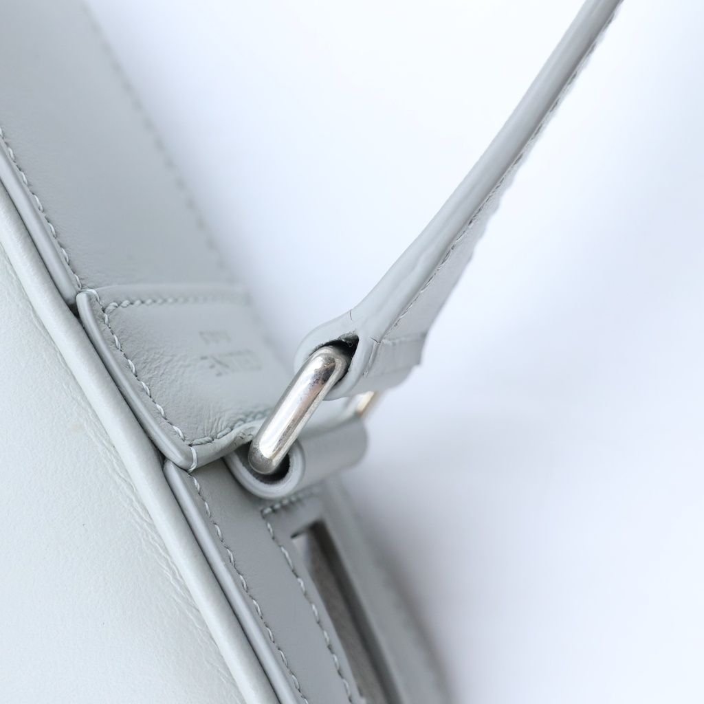 Celine Logo Messenger Bag Gray — view 7