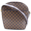 Louis Vuitton Damier Ipanema GM Shoulder Bag Brown Leather