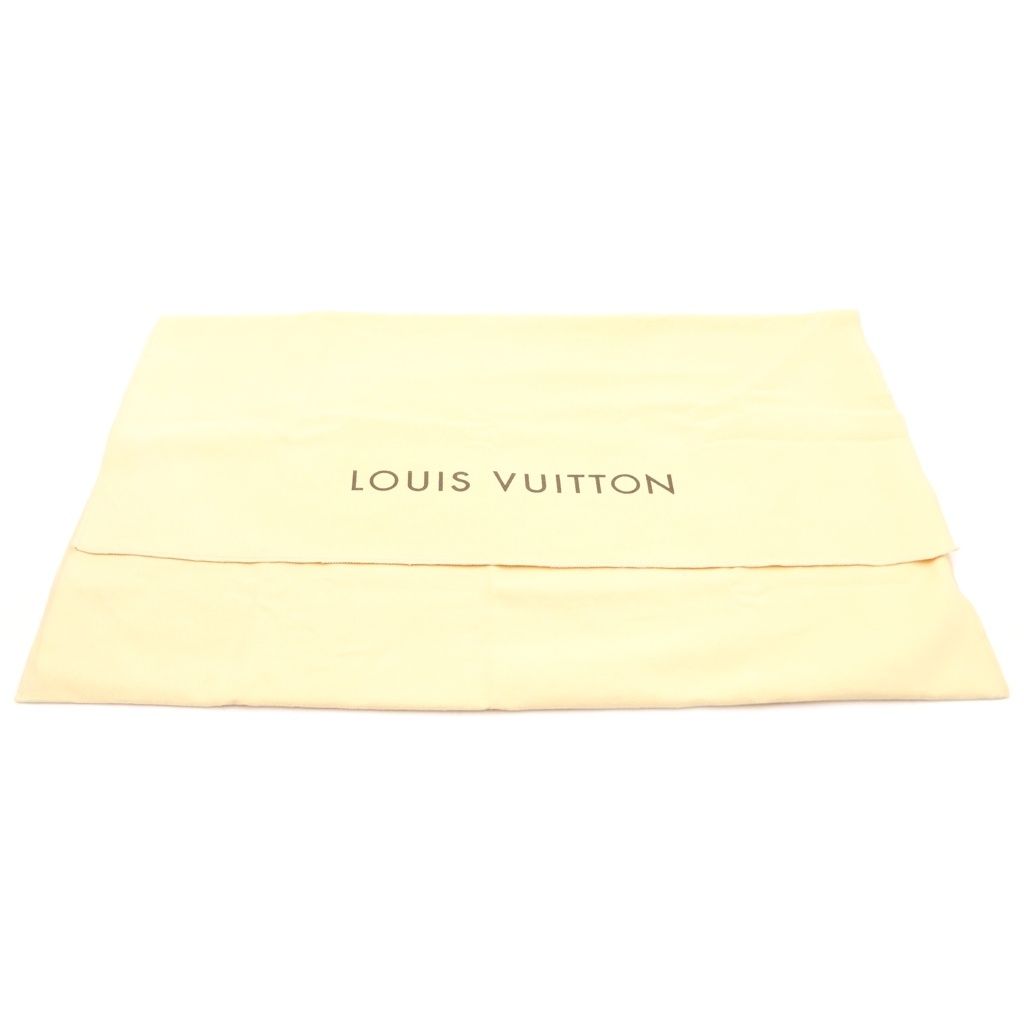 Louis Vuitton Damier Ipanema GM Shoulder Bag Brown Leather — view 8