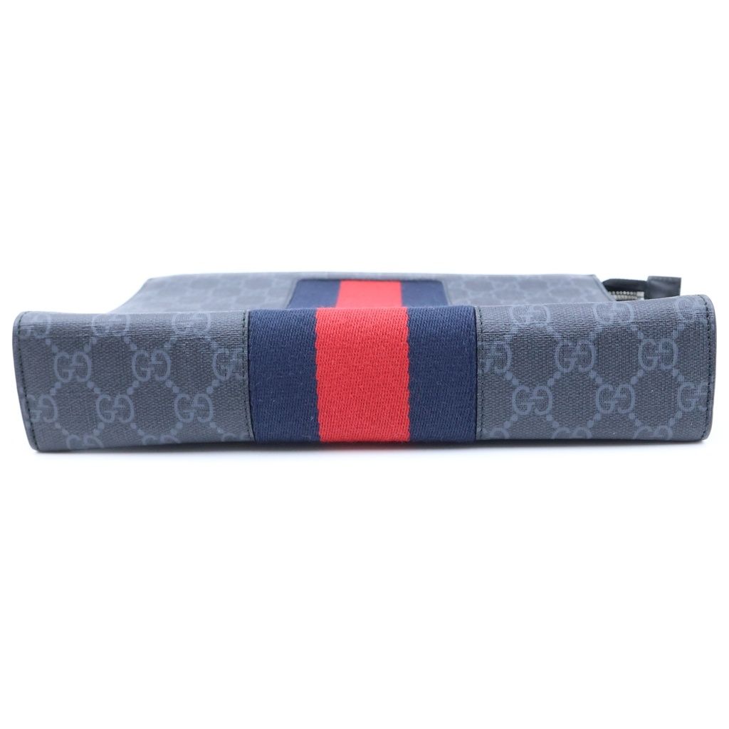 Gucci GG Supreme Clutch Leather Black — view 4