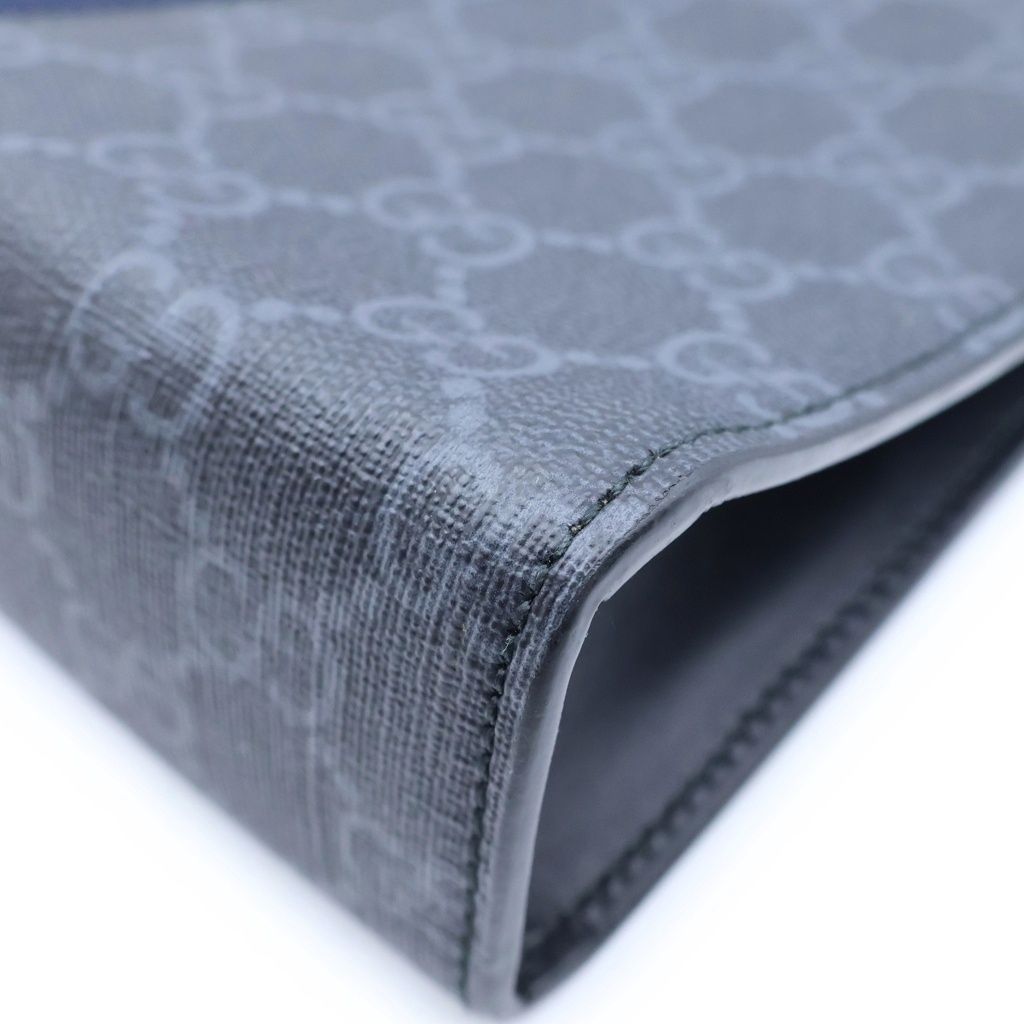 Gucci GG Supreme Clutch Leather Black — view 5