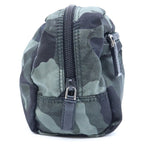 Prada Triangle Logo Camouflage Pouch Nylon Black Green — view 3