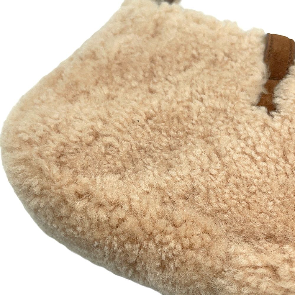 Saint Laurent Paris Handbag Le 5 A 7 Mini Hobo Shearling Leather — view 7