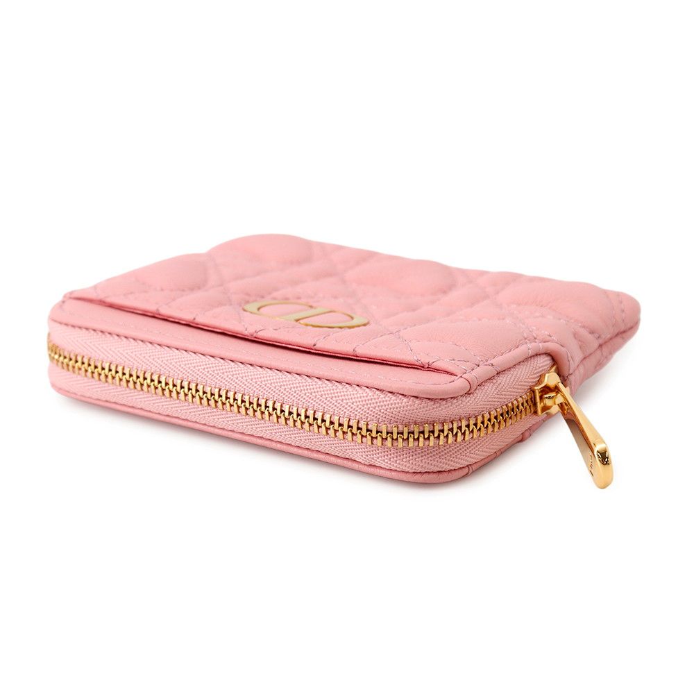 Dior Coin Purse Caro Lavender Lambskin Card Case — view 2