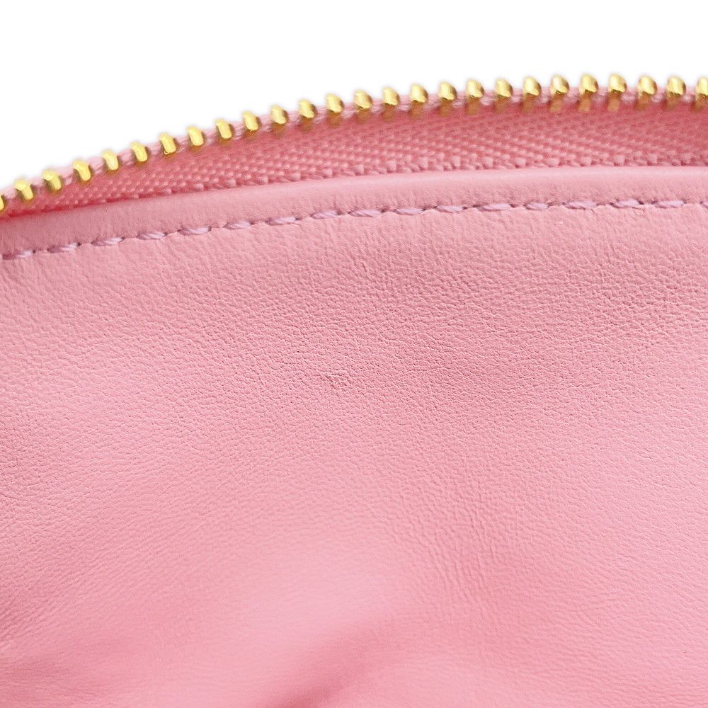 Dior Coin Purse Caro Lavender Lambskin Card Case — view 7