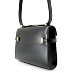 Saint Laurent Paris Shoulder Bag Manhattan Mini Leather Black — view 2