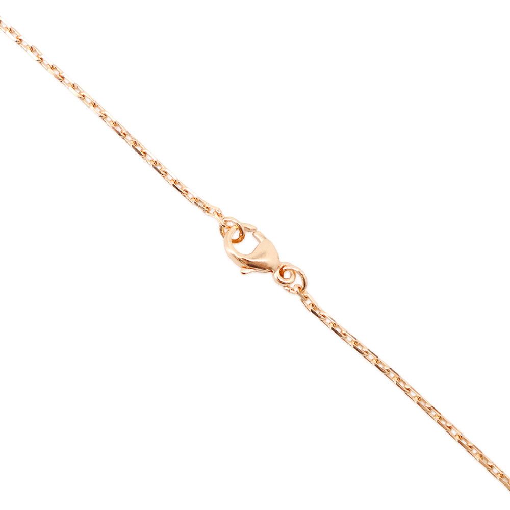 Hermes Necklace Mini Pop H White Pink Gold — view 5