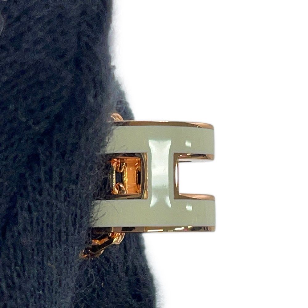 Hermes Necklace Mini Pop H White Pink Gold — view 6