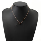 Hermes Necklace Mini Pop H Black Pink Gold — view 4