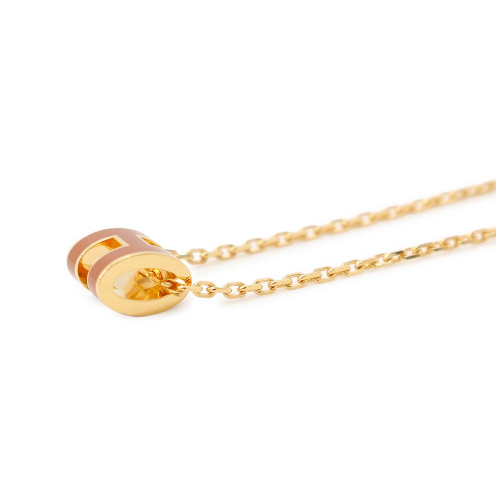 Hermes Necklace Mini Pop H New Gold — view 2