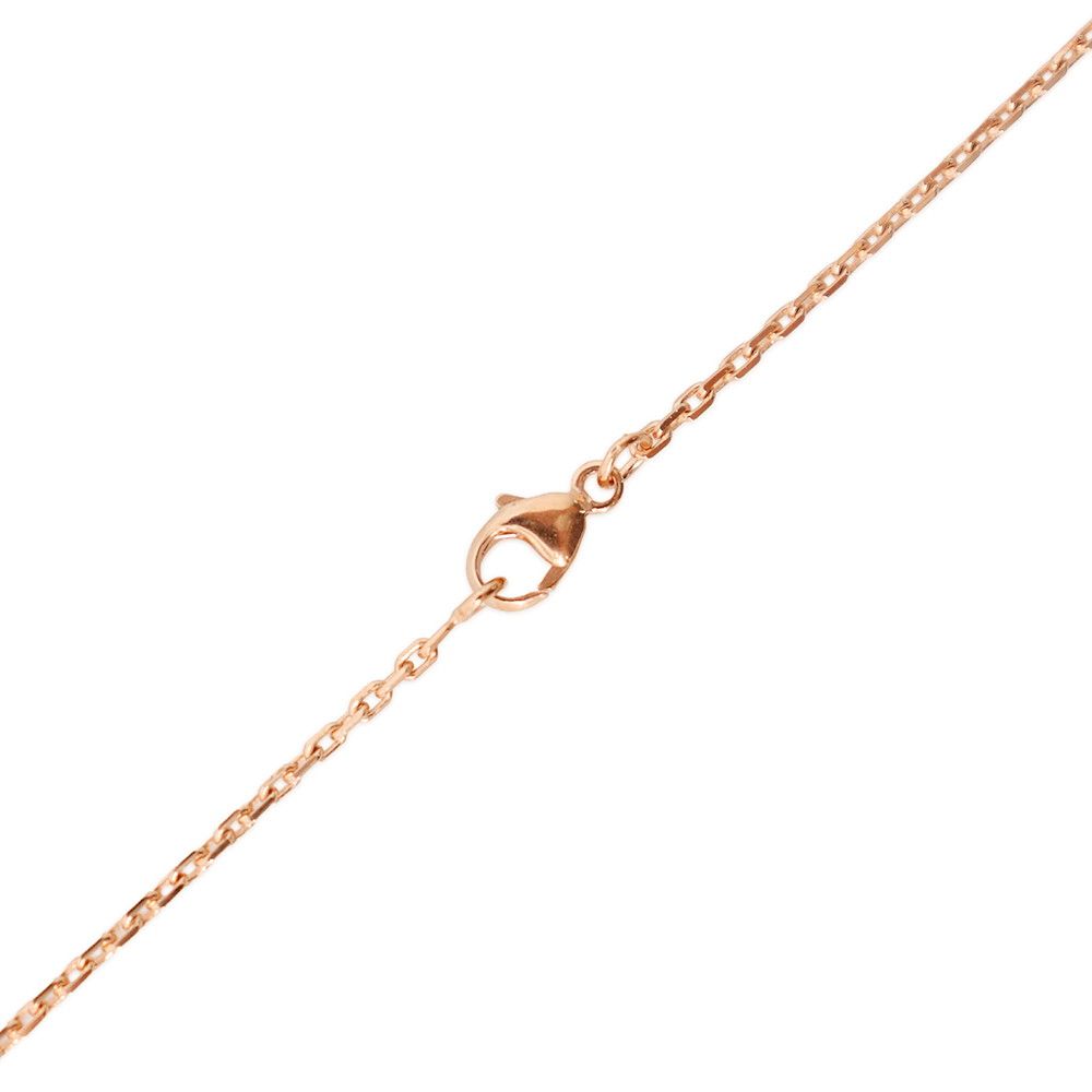 Hermes Necklace Mini Pop H Vert Peppermint Pink Gold — view 5