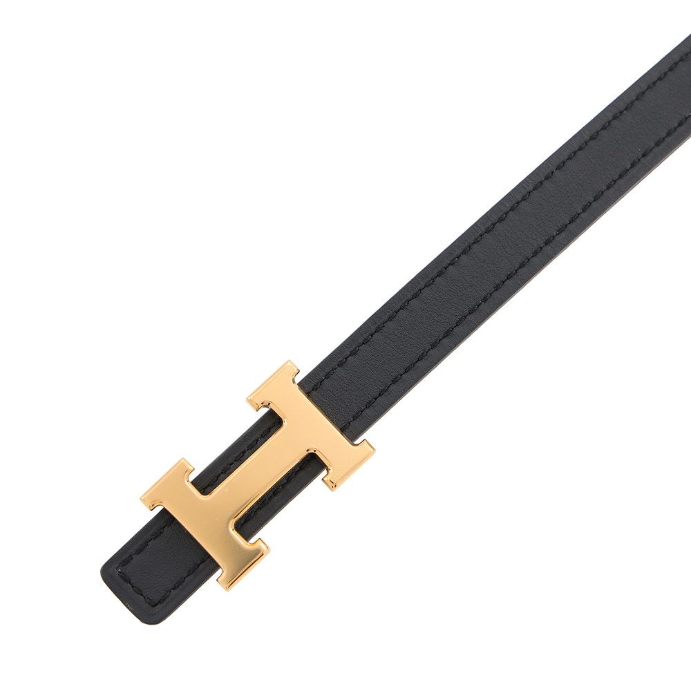 Hermes Belt Mini H Kit 13 Black Gold Swift Epsom 70 — view 4