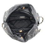 Chanel Handbag Quilted Chanel 22 Double Pocket Small Calfskin Black — view 5