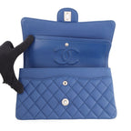 Chanel Chain Shoulder Bag Quilted 25 CC Logo Double Caviar Leather — view 6