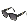 Chanel Sunglasses Foldable Quilted Logo Square Shape Eyewear Black