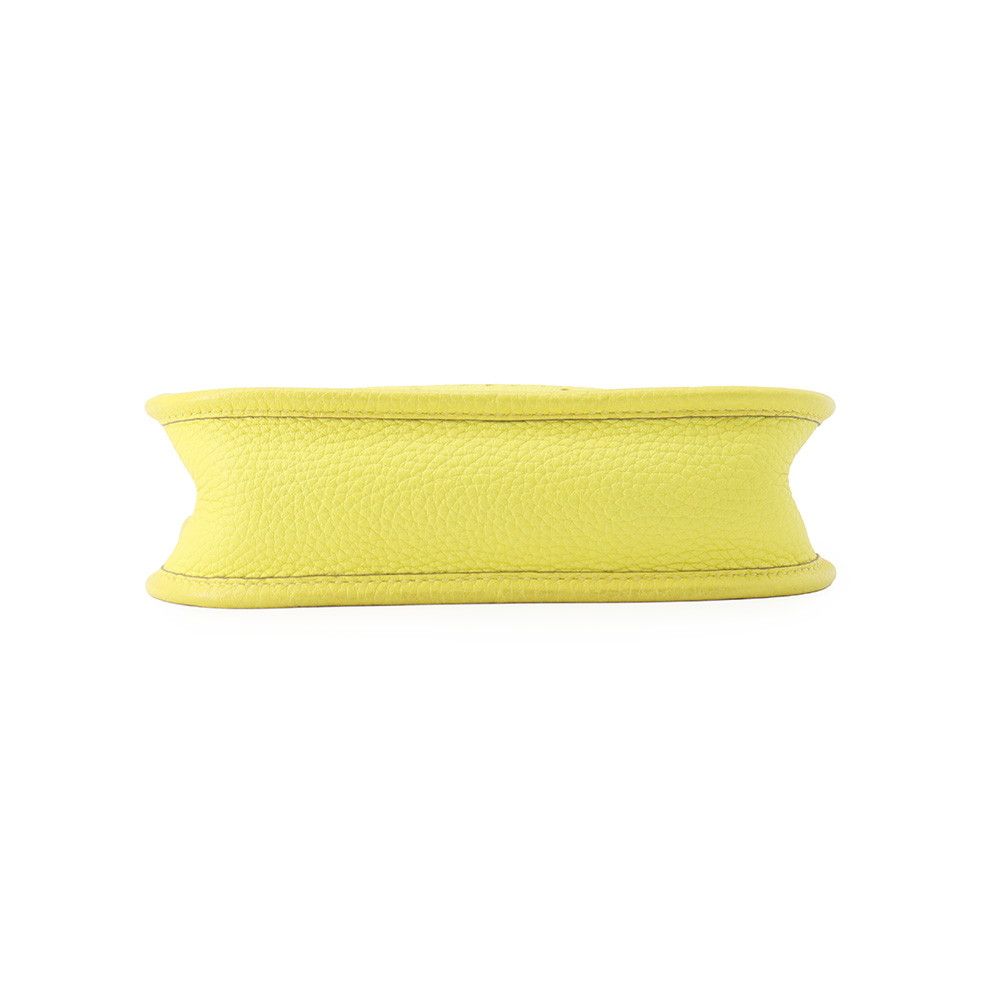 Hermes Evelyne TPM Amazon Maxi Quadrille Lime Silver Taurillon Clemence — view 3