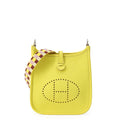 Hermes Evelyne TPM Amazon Maxi Quadrille Lime Silver Taurillon Clemence