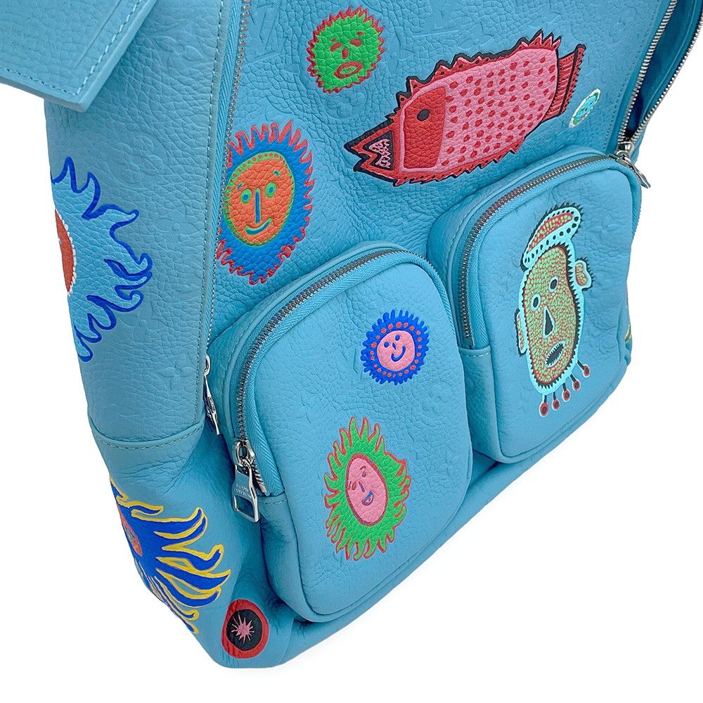 Louis Vuitton Backpack Taurillon Monogram LV YK Multi Pocket Yayoi Kusama — view 8