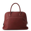 Hermes Handbag Bo Relax 35 Rouge Ash Silver Epsom Souple