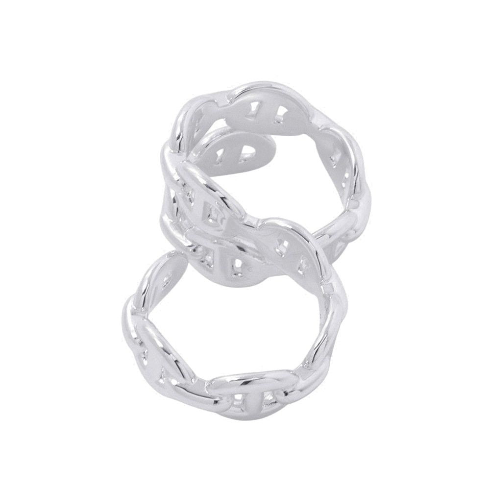Hermes Ring Chaine D'ancre Enchainee Double — view 2