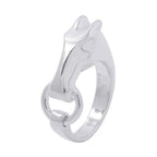Hermes Ring Gallop Silver