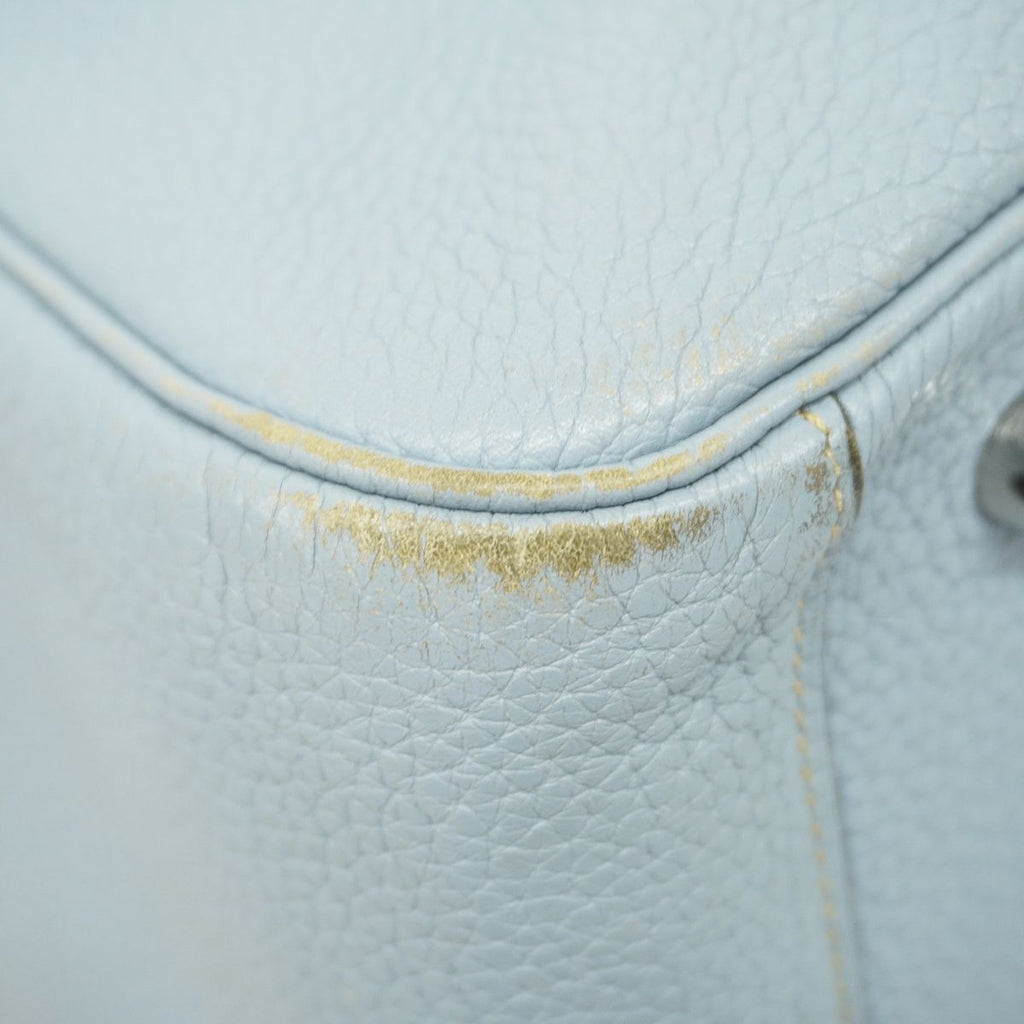 Hermes Handbag Lindy 34 Taurillon Clemence Blue Pale Silver 2-Way Bag — view 7