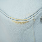 Hermes Handbag Lindy 34 Taurillon Clemence Blue Pale Silver 2-Way Bag — view 7